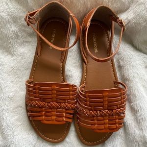 Cognac colored sandals